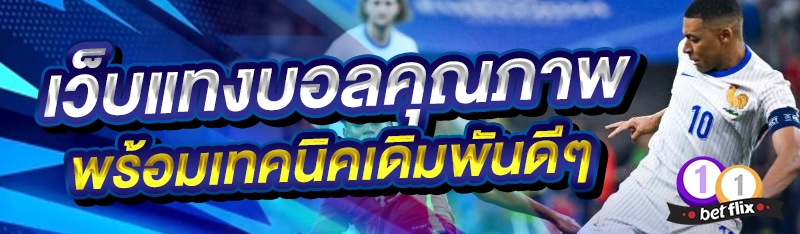 เว็บแทงบอลคุณภาพดี พร้อมเทคนิคเดิมพันสุดเจ๋ง