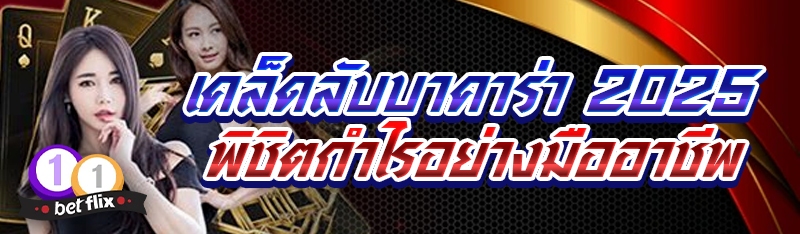 เคล็ดลับบาคาร่า 2025 พิชิตกำไรอย่างมืออาชีพ